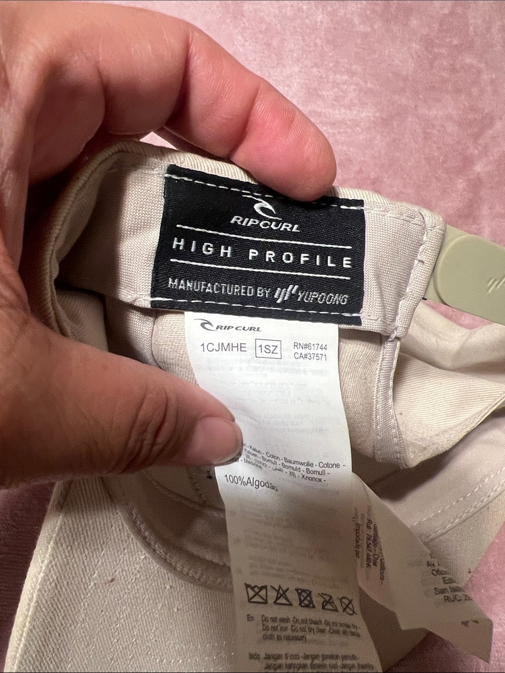 Cap - Rip Curl- beige adjustable - Picture 2 of 3